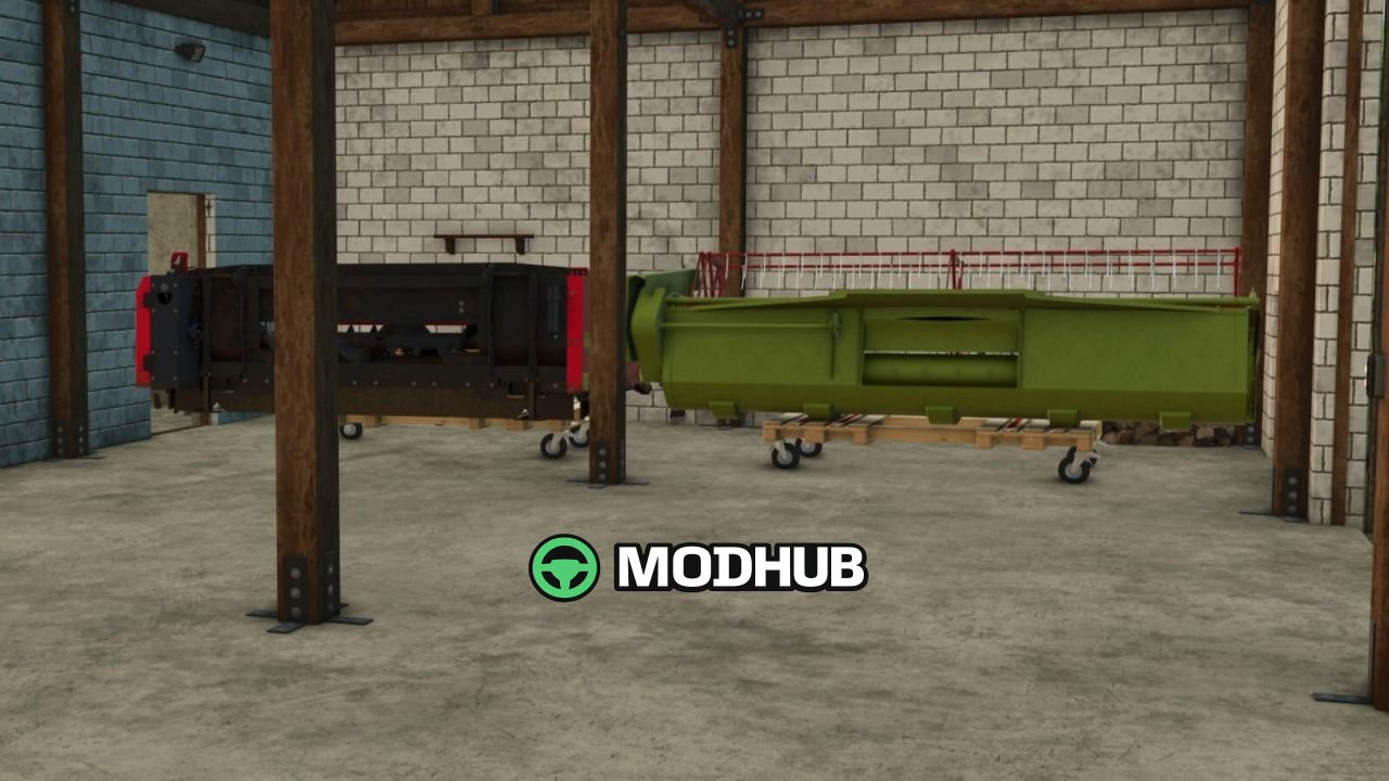Przyczepa platformowa Lizard Platform Headertrailer V1.0 do FS25
