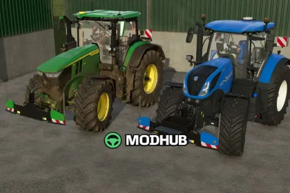 Pakiet obciążników Agribumper V1.0.1 do FS25 — 2