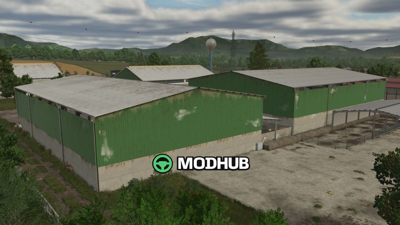 Budowla Lizard Covered Multi Bunkersilos V1.1 do FS25