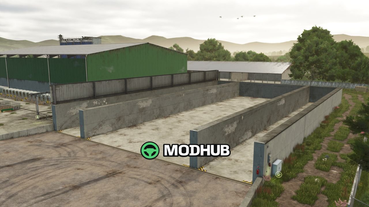 Budowla Lizard Covered Multi Bunkersilos V1.1 do FS25
