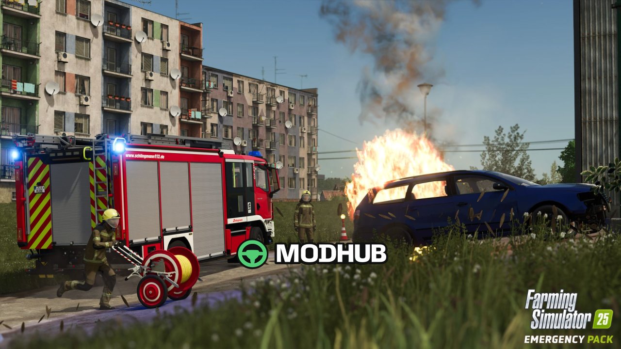 Пакет надзвичайних ситуацій Emergency Pack V1.3 для FS25