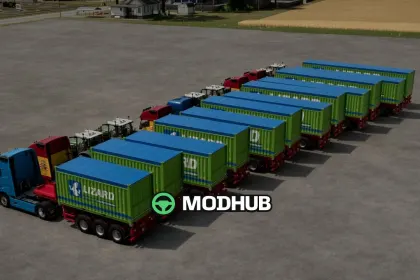 Conteneurs à grains v1.0 pour FS25 — 2