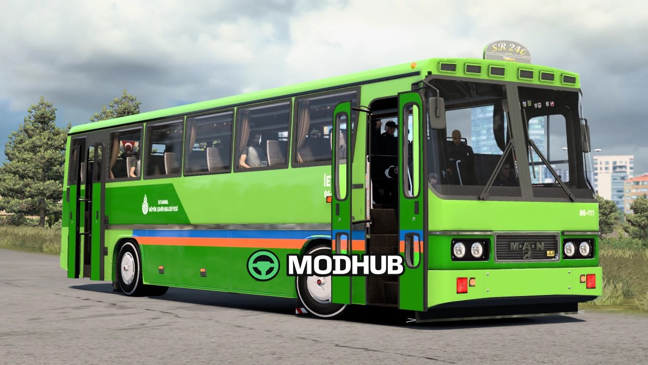 Bus MAN SR 240 v1.0 voor ETS2