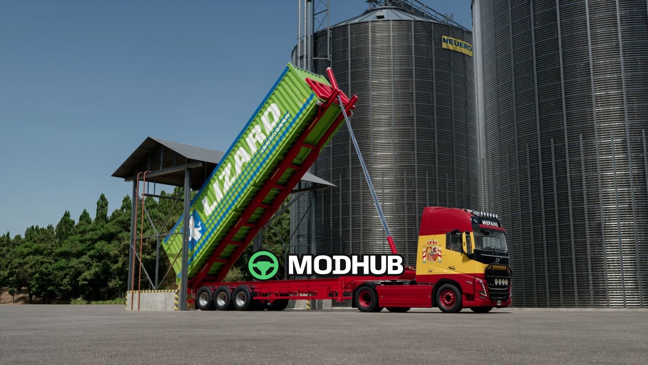 Причіп-контейнеровоз Fliegl Tipping Container v1.0 для FS25