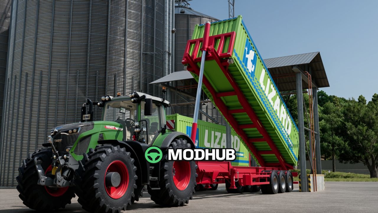 Причіп-контейнеровоз Fliegl Tipping Container v1.0 для FS25
