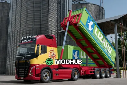 Причіп-контейнеровоз Fliegl Tipping Container v1.0 для FS25 — 5