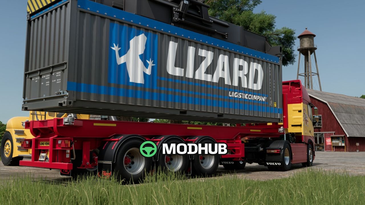 Причіп-контейнеровоз Fliegl Tipping Container v1.0 для FS25
