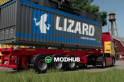 Причіп-контейнеровоз Fliegl Tipping Container v1.0 для FS25 — 6