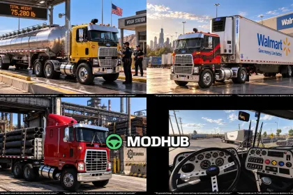 Вантажівка Ford CLT 9000 v2.0 для ETS2 — 2