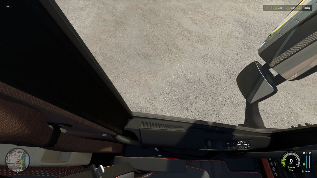 Achteruitkijkcamera Mod voor Farming Simulator 25
