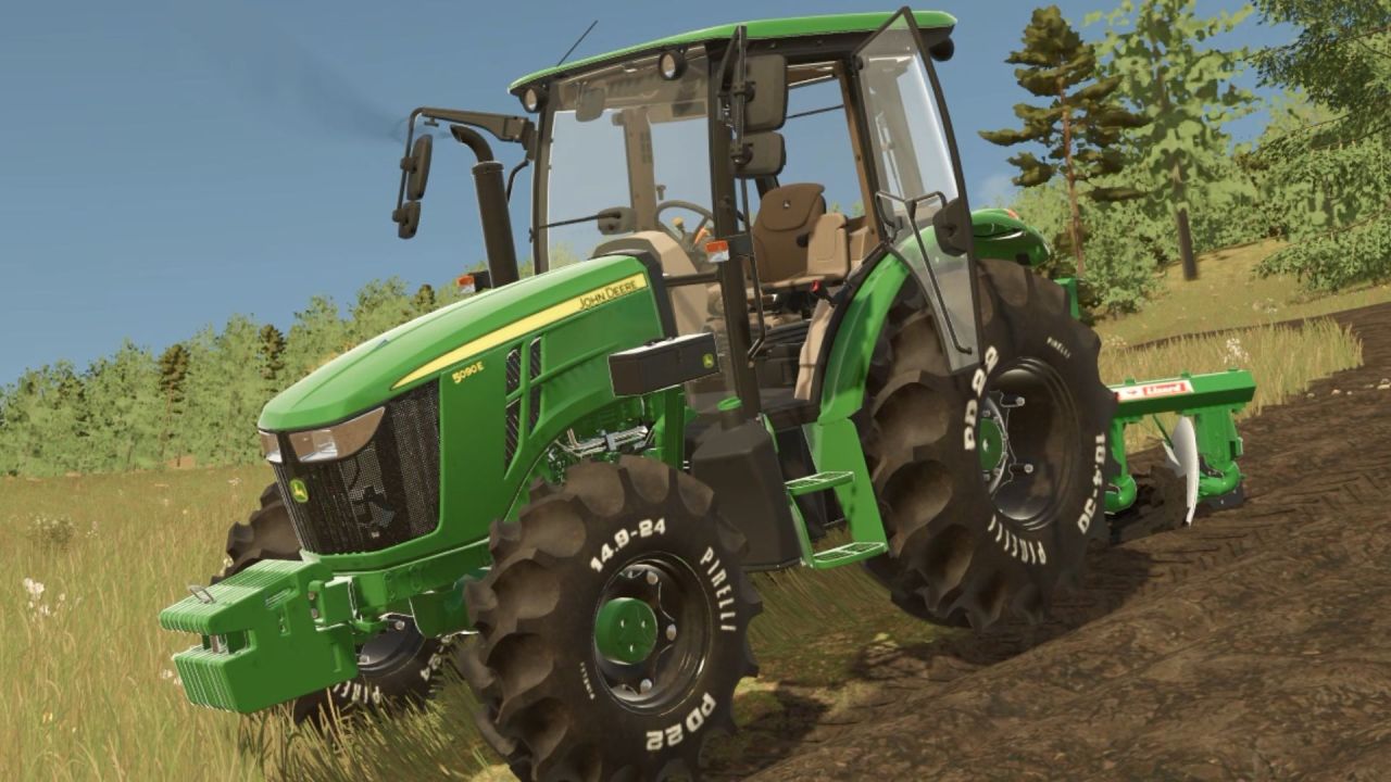 John Deere 5E Series Tractor voor Farming Simulator 25