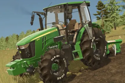John Deere 5E Series Tractor voor Farming Simulator 25 — 5