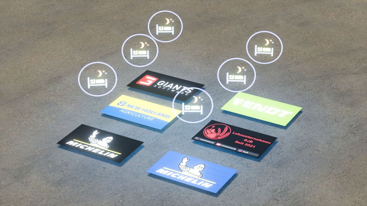 Зручний Doormat зі Сном (Sleep Trigger) для Farming Simulator 25 — Налаштовуваний Килимок - Скріншоти