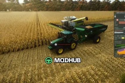 Dubya Cattle Co. Cab HUD-paneel voor FS25 — 2