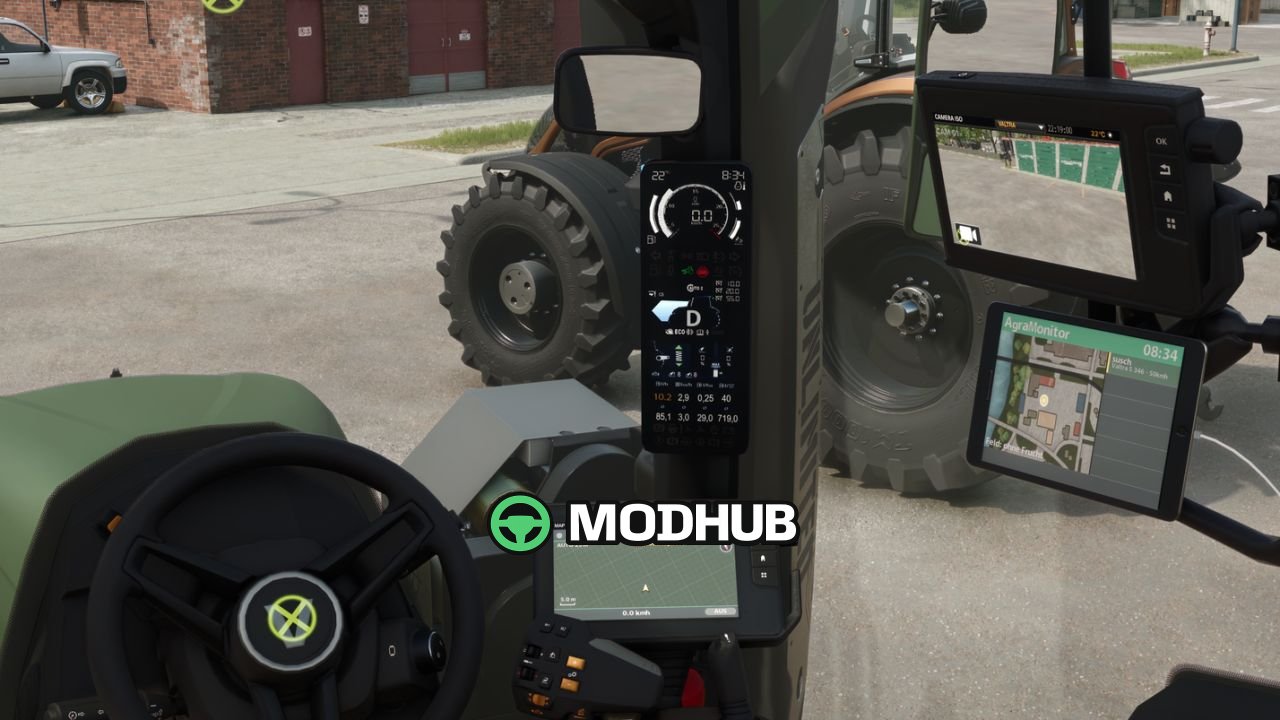 AgraGPS V1.0: GPS-terminal voor Farming Simulator 25