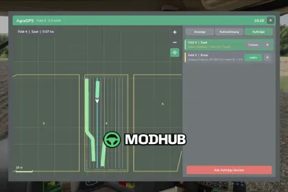 AgraGPS V1.0: GPS-terminal voor Farming Simulator 25 — 4
