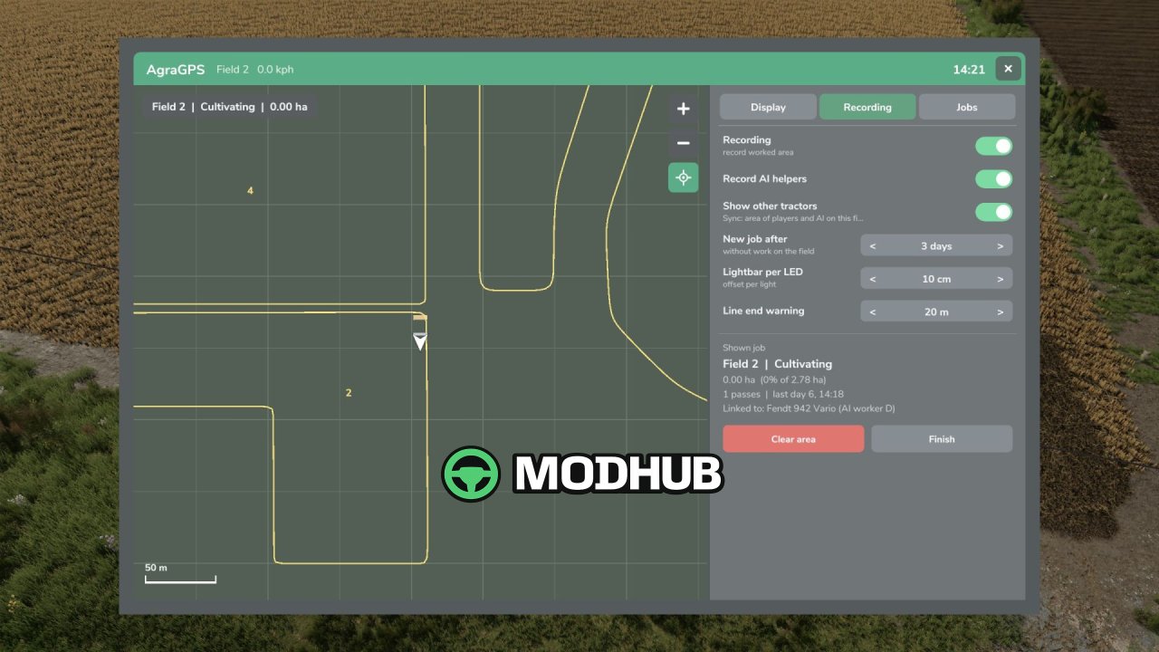 AgraGPS V1.0: GPS-terminal voor Farming Simulator 25