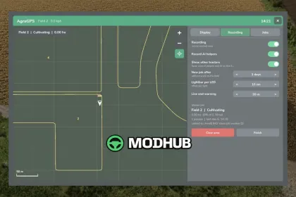 AgraGPS V1.0: GPS-terminal voor Farming Simulator 25 — 5