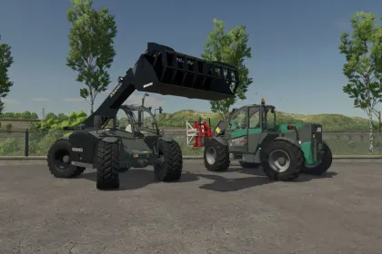 Leistungsstarker Teleskoplader Kramer KT407 für Farming Simulator 25