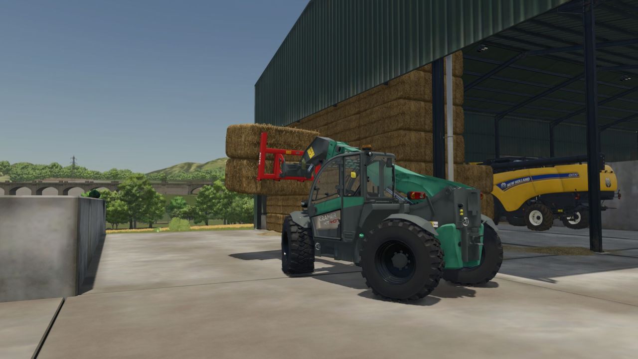 Leistungsstarker Teleskoplader Kramer KT407 für Farming Simulator 25 - Screenshots