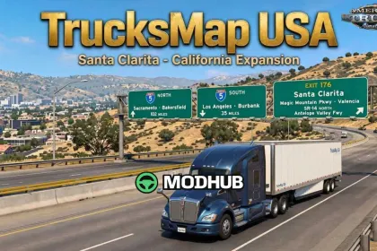 TrucksMap USA v1.7.1.61-kaart voor ATS - Geheime wegen en rustplaatsen — 3