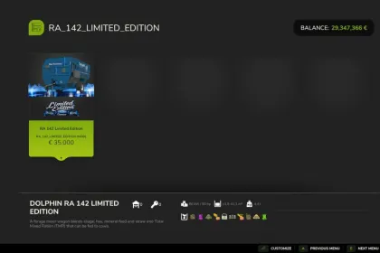Voermengwagen Kuhn RA 142 Limited Edition voor Farming Simulator 25 — 3