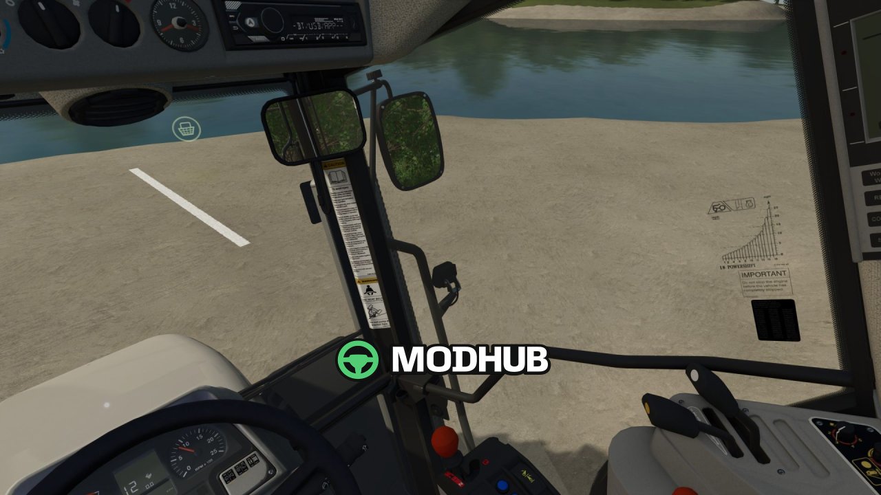 Script Camera follows steering angle voor FS25 – interieurcamera