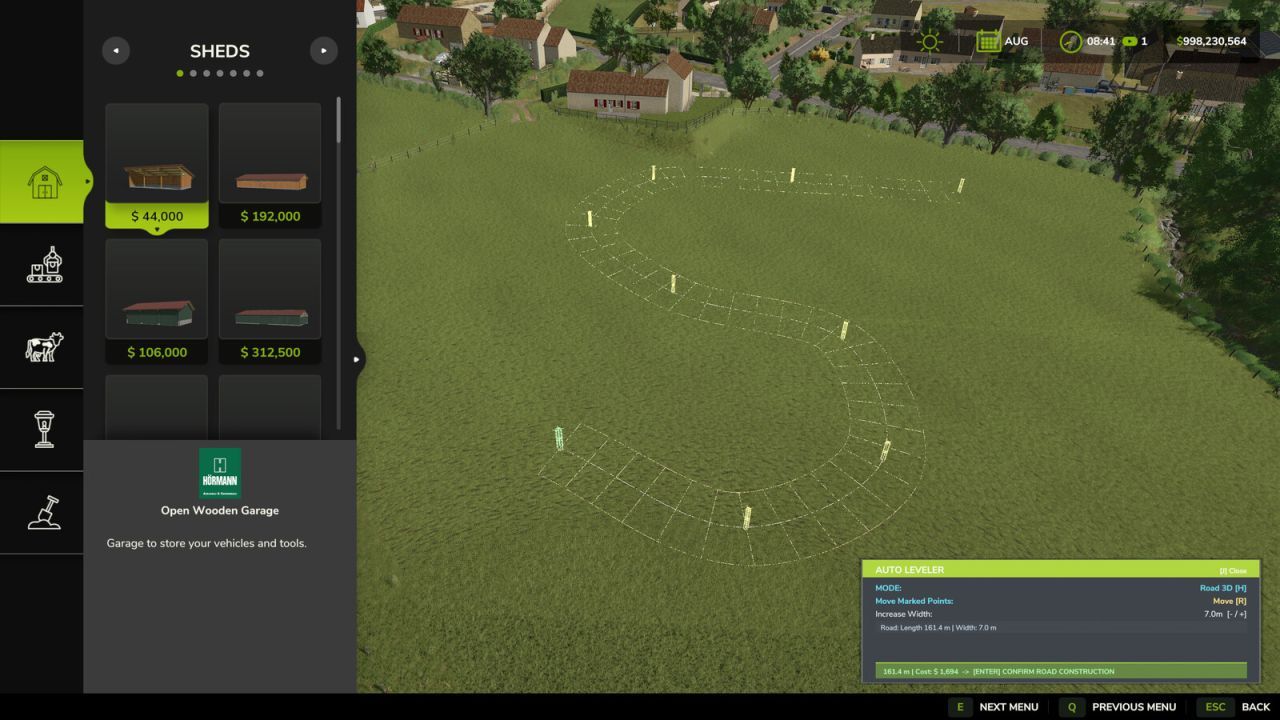 Auto Leveler – Gereedschap voor landschapsnivellering voor Farming Simulator 25