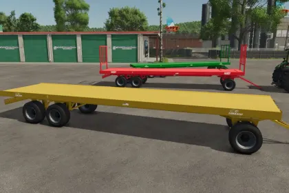 Ефективний Автозавантажувальний Лоток Hardy / Demarest для Перевезення Тюків у FS25