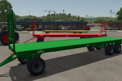 Ефективний Автозавантажувальний Лоток Hardy / Demarest для Перевезення Тюків у FS25