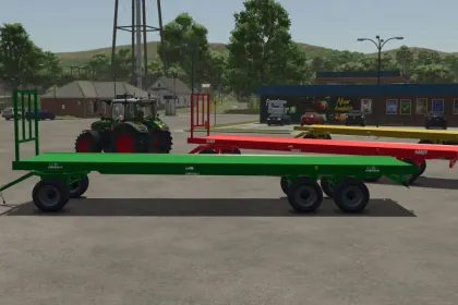 Ефективний Автозавантажувальний Лоток Hardy / Demarest для Перевезення Тюків у FS25