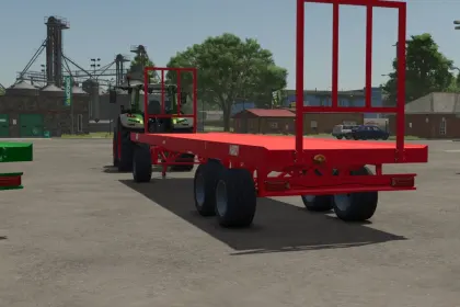 Ефективний Автозавантажувальний Лоток Hardy / Demarest для Перевезення Тюків у FS25