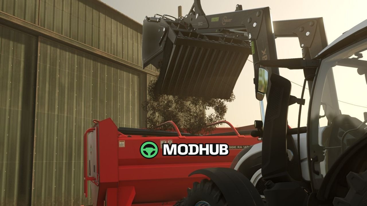 Silage Cutting Pliers V1.0.0.1 kuilvoertang voor FS25