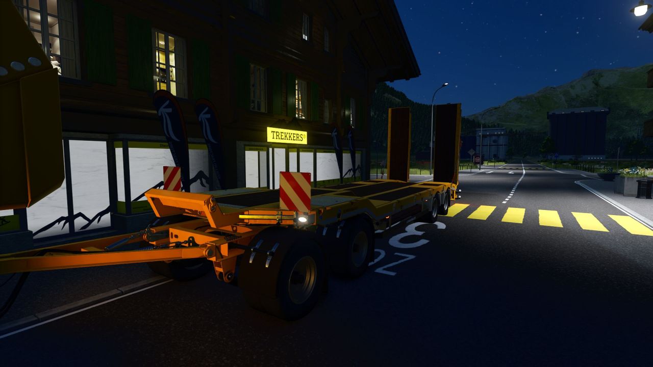 Ефективний Низькорамний Причіп Schwarzmüller 4-Axle Low Loader для Важкої Техніки у FS25
