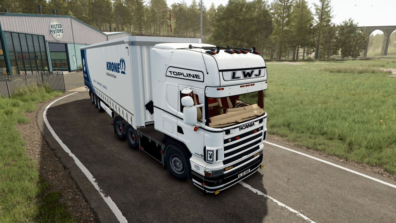 Scania 164G vrachtwagen voor Farming Simulator 25