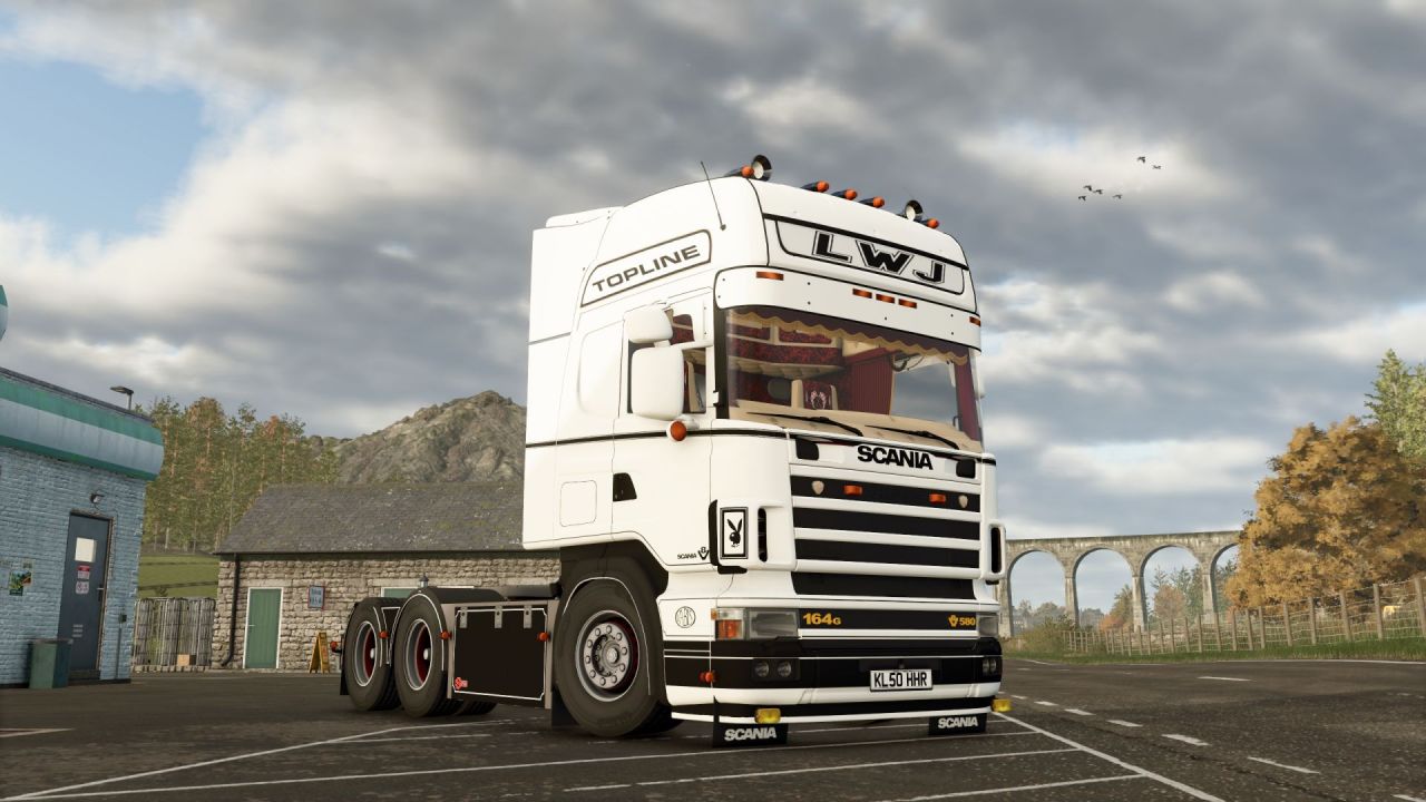 Scania 164G vrachtwagen voor Farming Simulator 25