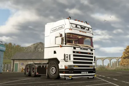 Scania 164G vrachtwagen voor Farming Simulator 25 — 3