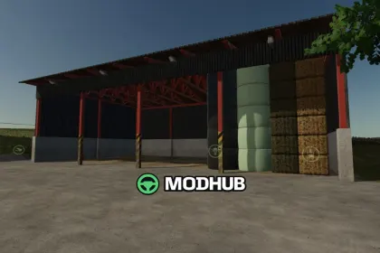 Stalen loodsenpakket Steel Sheds Pack V1.0.0.2 voor FS25 — 2