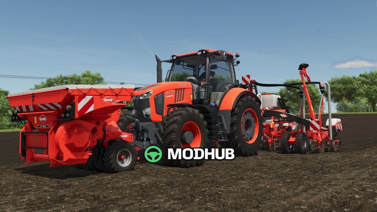 Kubota M7 US/EU V1.0.0.1 Tractor voor FS25