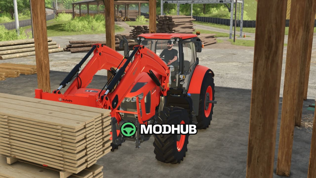 Kubota M7 US/EU V1.0.0.1 Tractor voor FS25