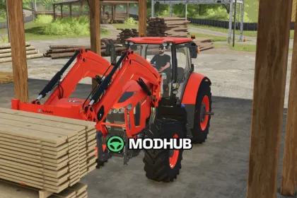Kubota M7 US/EU V1.0.0.1 Tractor voor FS25 — 3