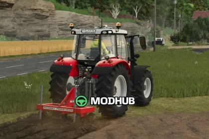 Ploeg Massey Ferguson SD-2 voor FS25 — 2