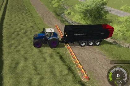 Schuitemaker Rapide 8400 Windrow-aanhanger voor Farming Simulator 25 — 3