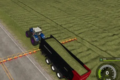 Schuitemaker Rapide 8400 Windrow-aanhanger voor Farming Simulator 25 — 5