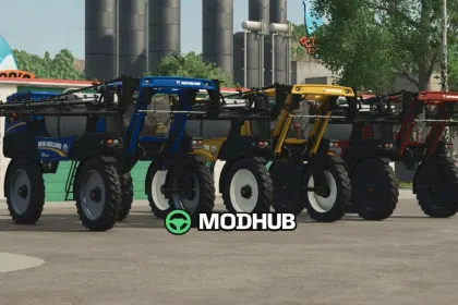 Zelfrijdende veldspuit New Holland SP400F voor FS25 — 4