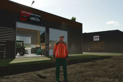 Large Workshop for Farming Simulator 25 — Lift, Decor and Convenient Service — 1