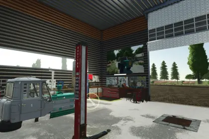 Large Workshop for Farming Simulator 25 — Lift, Decor and Convenient Service — 5