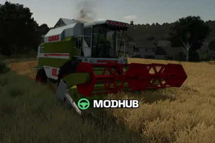 Barra falciante Claas C540 per FS25 — 2
