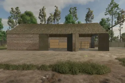 Oude schuur met houtzagerij voor Farming Simulator 25 — 2