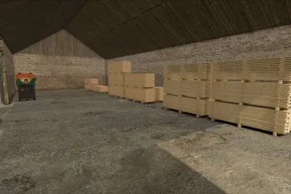 Oude schuur met houtzagerij voor Farming Simulator 25 — 4